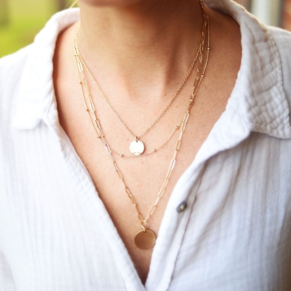 Erin McDermott Triple Layer Everything Necklace - Picture 1 of 2